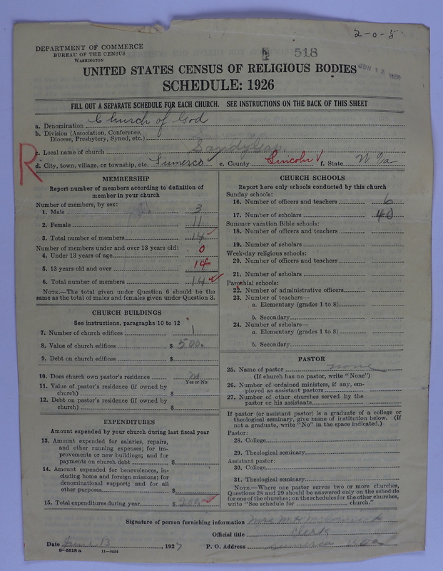 Scan of Church of God (Headquarters, Anderson, Ind.): 518