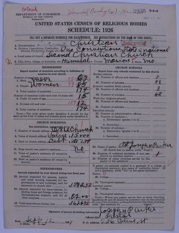Scan of Disciples of Christ: 2925
