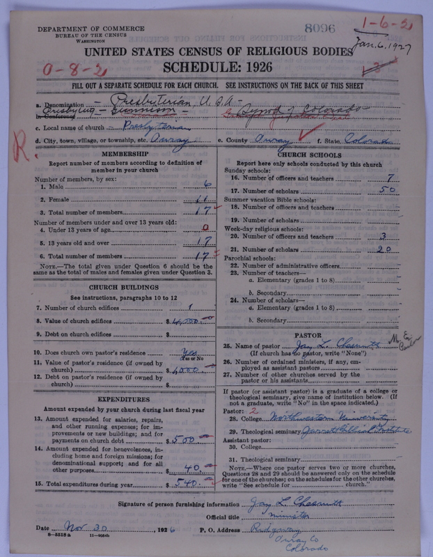 Scan of Presbyterian Church in the United States of America: 8096