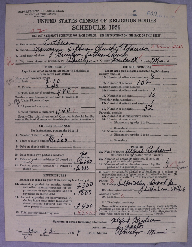 Scan of Norwegian Lutheran Church of America: 619