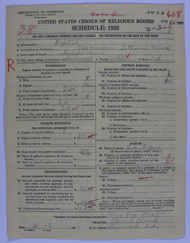 Scan of Landmark Baptist of America: 608