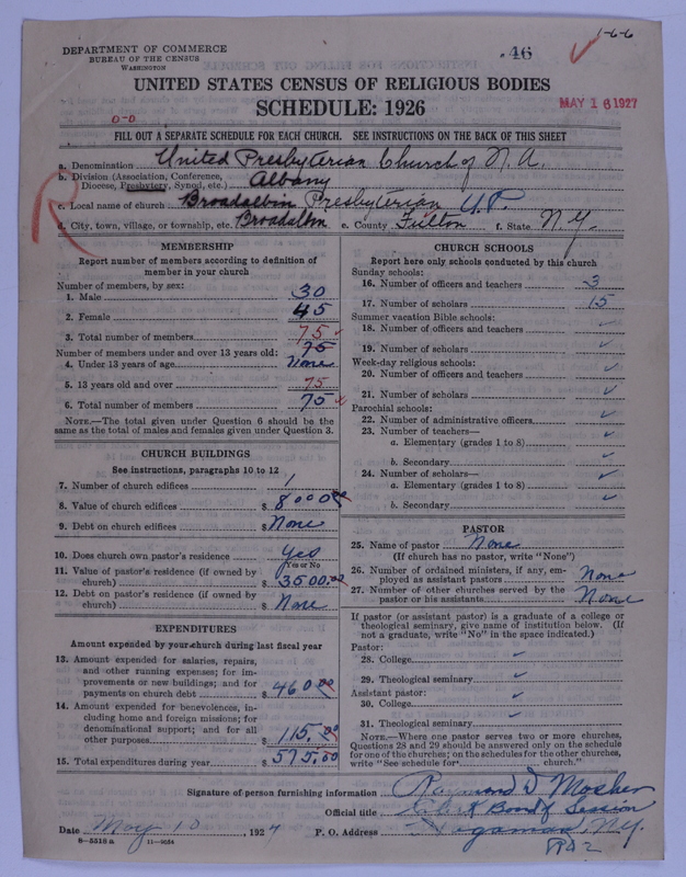 Scan of United Presbyterian Church of North America: 46