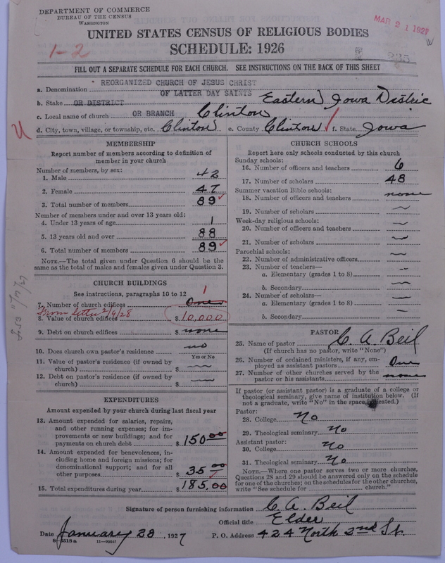 Scan of Reorganized Church of Jesus Christ of Latter Day Saints: 235
