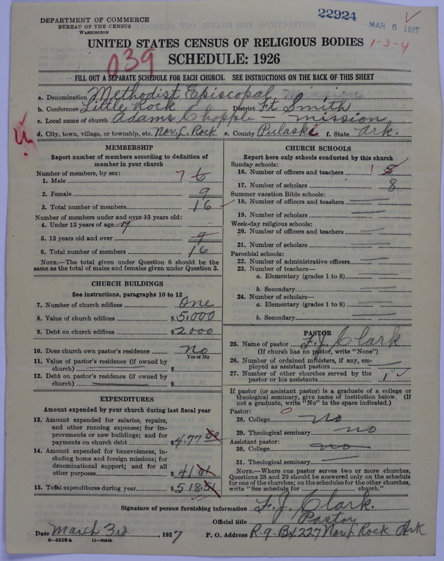 Scan of Methodist Episcopal Church: 22924