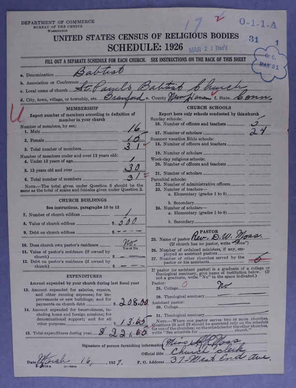 Scan of Negro Baptists: 17