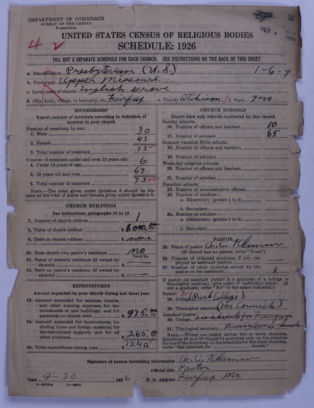 Scan of Presbyterian Church in the United States: 2