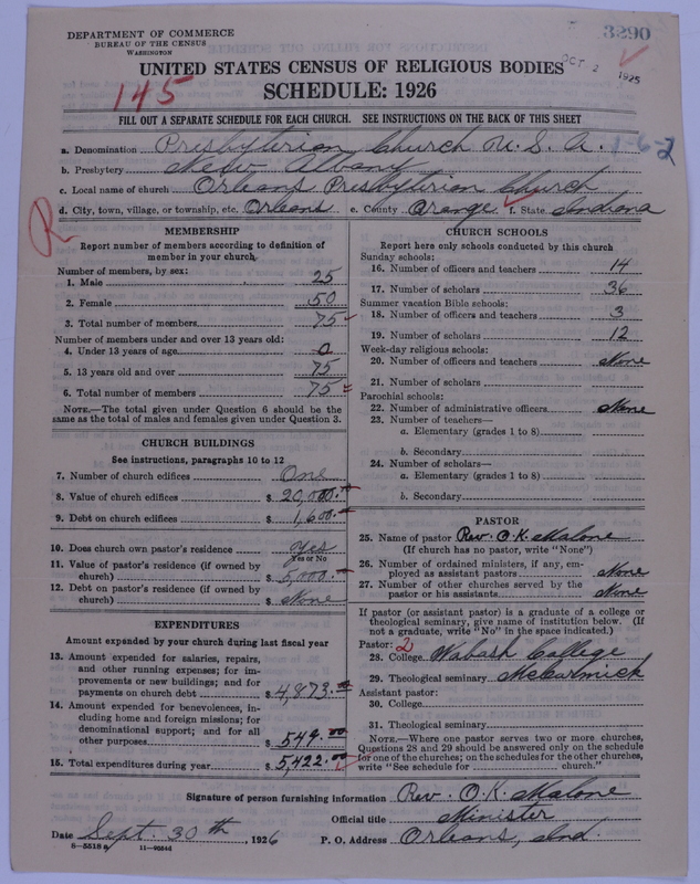 Scan of Presbyterian Church in the United States of America: 3290