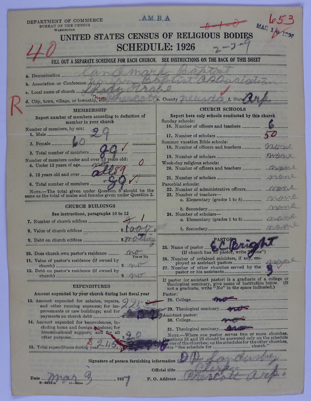 Scan of Landmark Baptist of America: 653