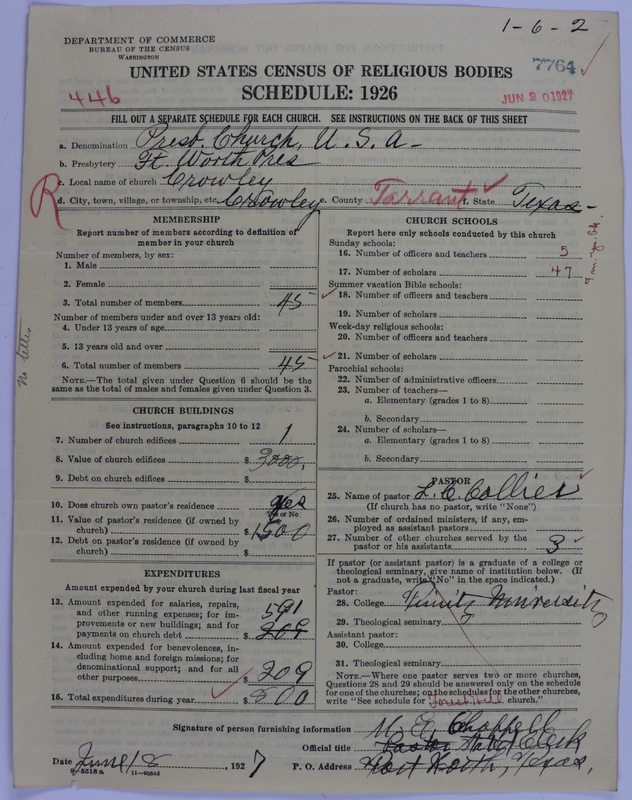 Scan of Presbyterian Church in the United States of America: 7764
