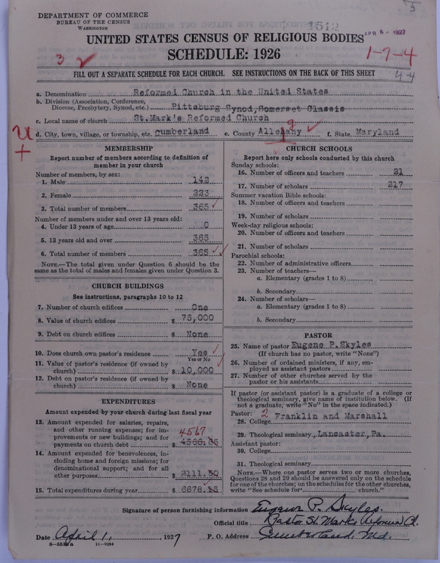 Scan of Reformed Church in the United States: 1512