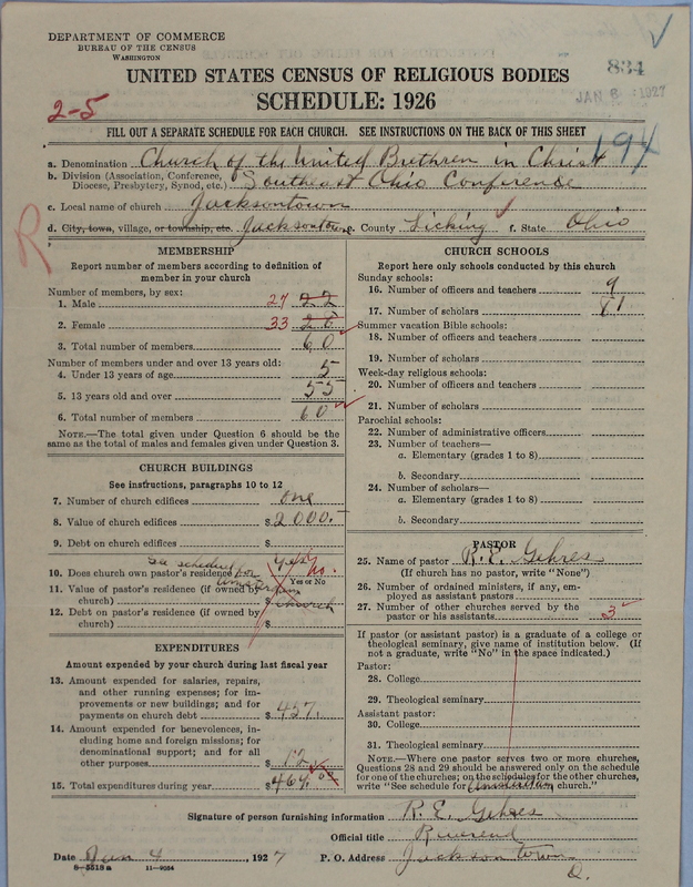 Scan of Church of the United Brethren in Christ: 834