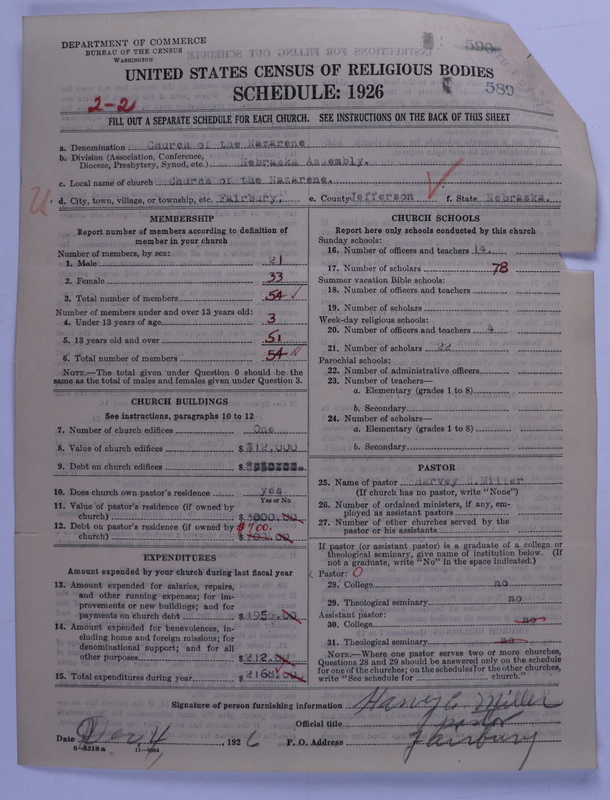 Scan of Church of the Nazarene: 589