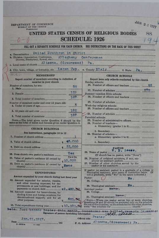 Scan of Church of the United Brethren in Christ: 88