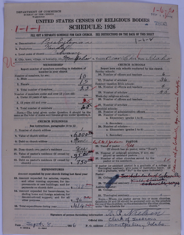 Scan of Presbyterian Church in the United States of America: 7893