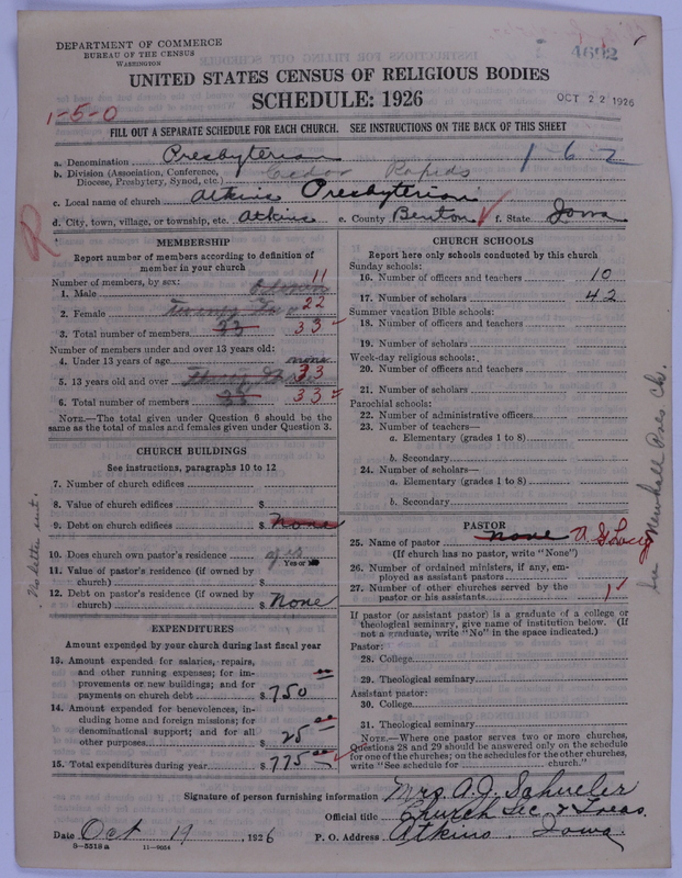 Scan of Presbyterian Church in the United States of America: 4692