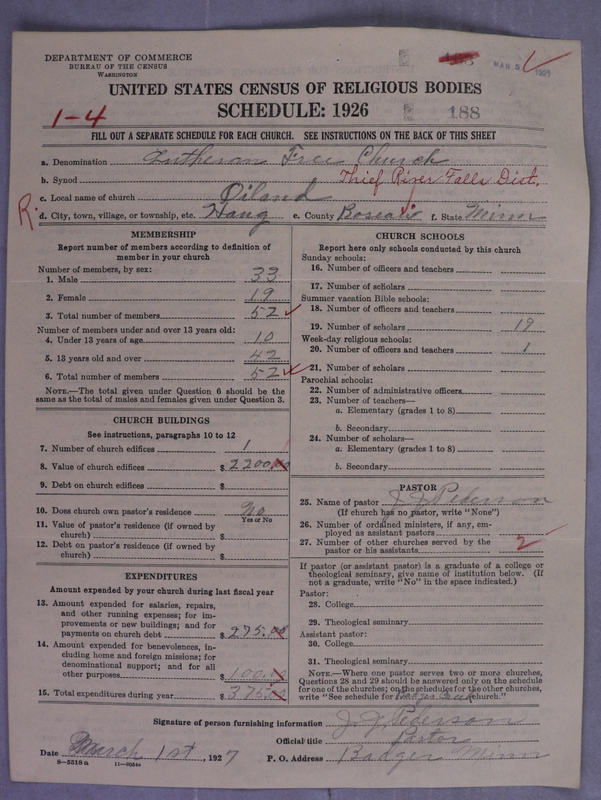 Scan of Lutheran Free Church: 188