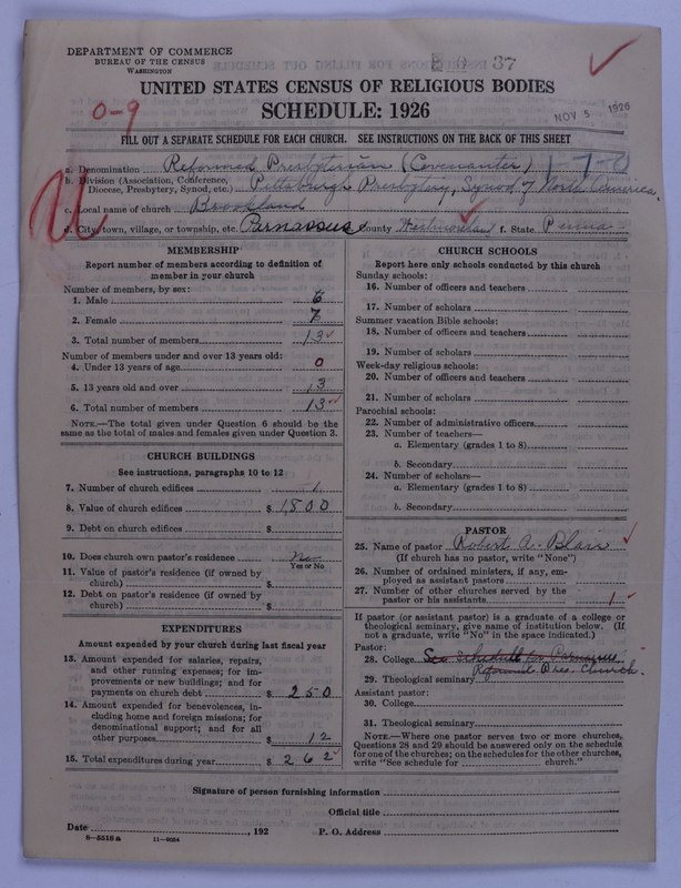 Scan of Synod of the Reformed Presbyterian Church of North America: 37