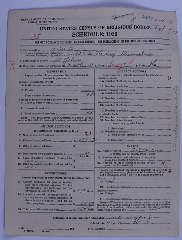 Scan of African Methodist Episcopal Church: 3667