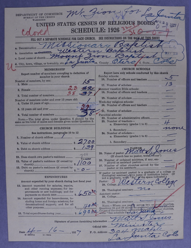Scan of Negro Baptists: 138