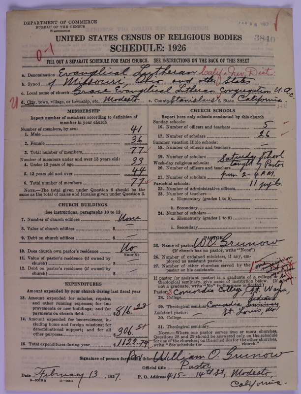 Scan of Evangelical Lutheran Synodical Conference of America: Evangelical Lutheran Synod of Missouri, Ohio, and Other States: 3840