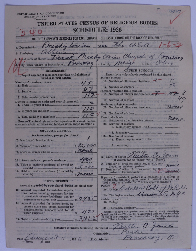 Scan of Presbyterian Church in the United States of America: 2897