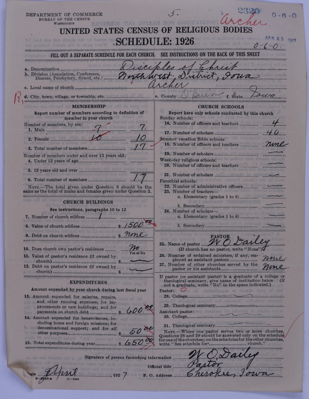 Scan of Disciples of Christ: 2320