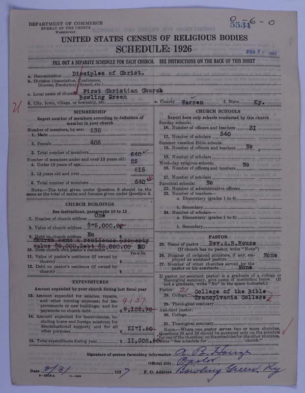 Scan of Disciples of Christ: 5534