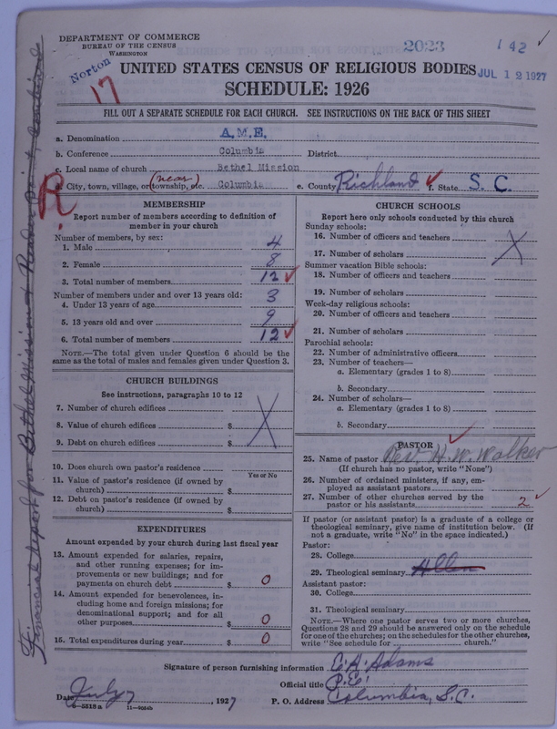 Scan of African Methodist Episcopal Church: 2023