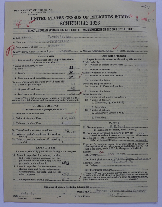 Scan of Presbyterian Church in the United States: 852