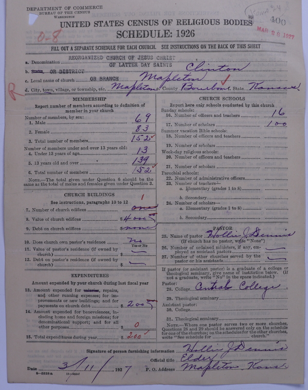 Scan of Reorganized Church of Jesus Christ of Latter Day Saints: 400
