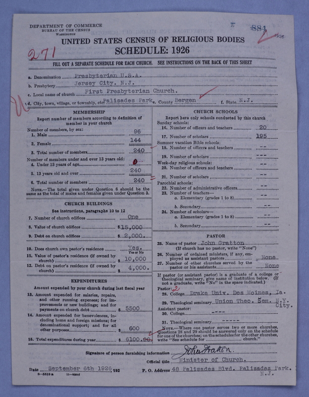 Scan of Presbyterian Church in the United States of America: 884