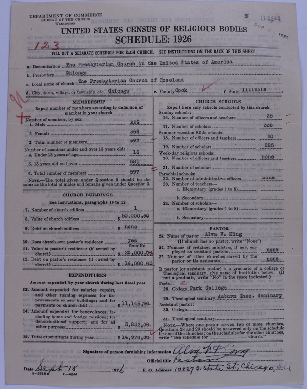 Scan of Presbyterian Church in the United States of America: 3494