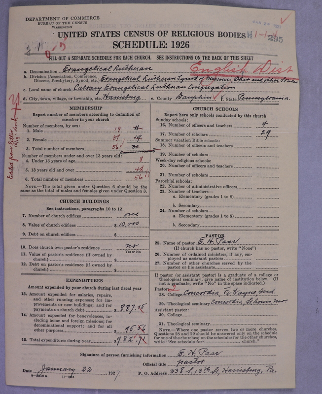 Scan of Evangelical Lutheran Synodical Conference of America: Evangelical Lutheran Synod of Missouri, Ohio, and Other States: 295