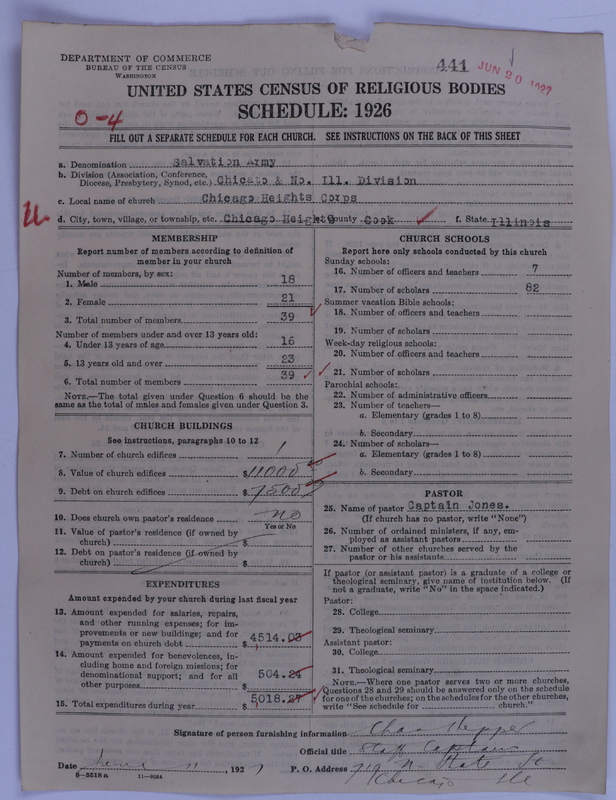 Scan of Salvation Army: 441
