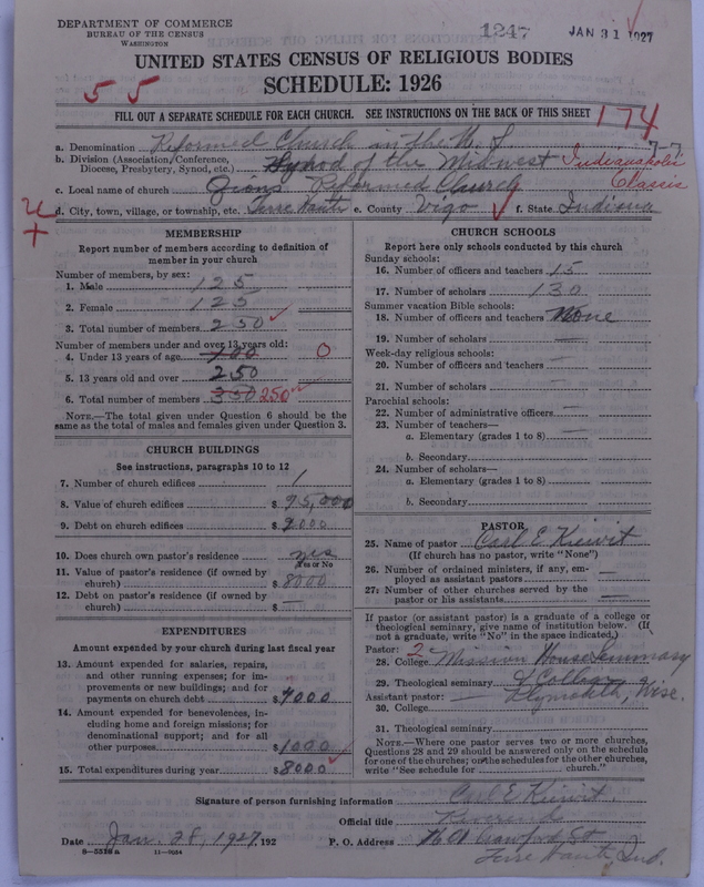 Scan of Reformed Church in the United States: 1247