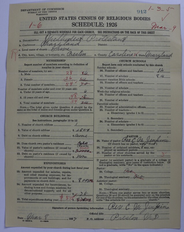 Scan of Methodist Protestant Church: 912