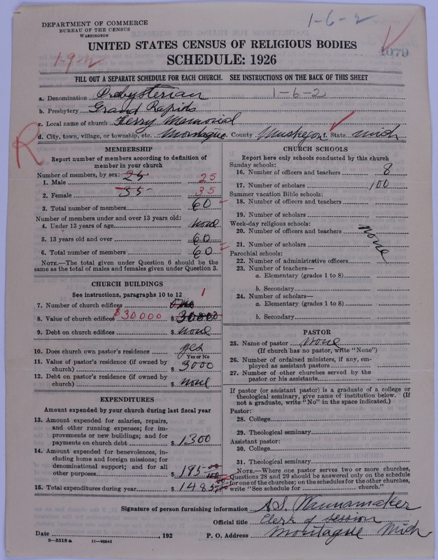 Scan of Presbyterian Church in the United States of America: 4079