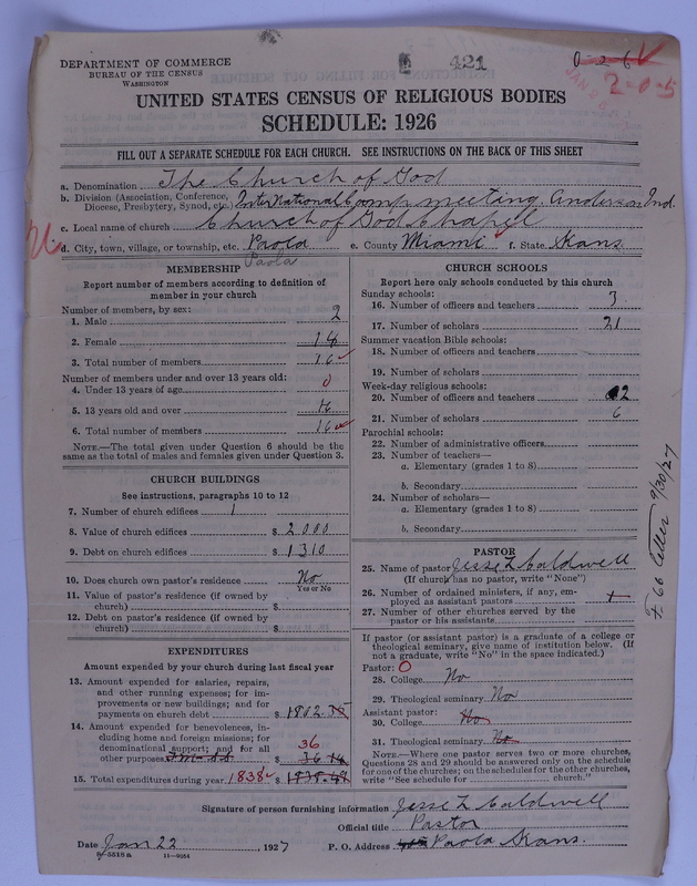 Scan of Church of God (Headquarters, Anderson, Ind.): 421