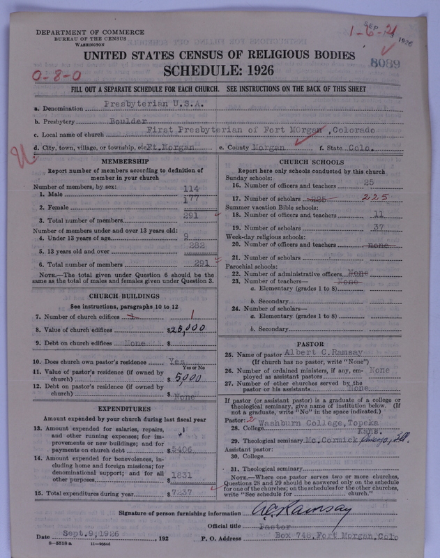 Scan of Presbyterian Church in the United States of America: 8089