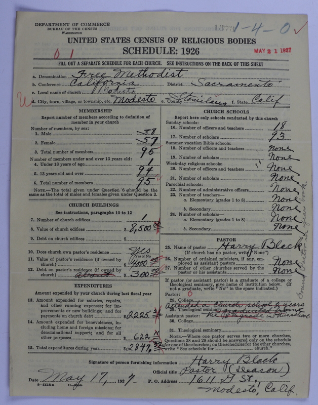 Scan of Free Methodist Church of North America: 1373