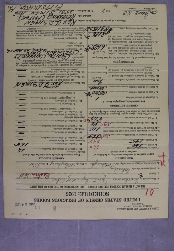 Scan of Synod of the Reformed Presbyterian Church of North America: 14