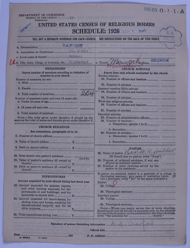 Scan of Negro Baptists: 9625
