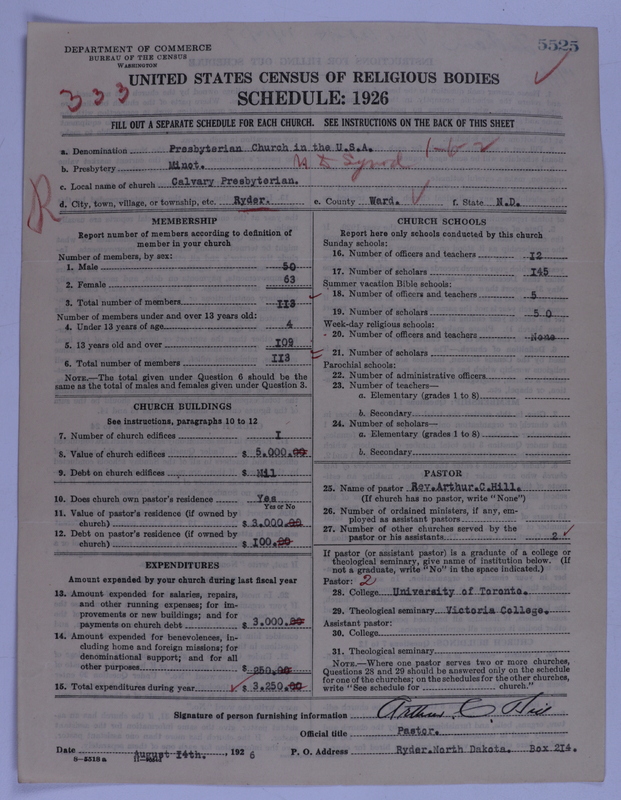 Scan of Presbyterian Church in the United States of America: 5525