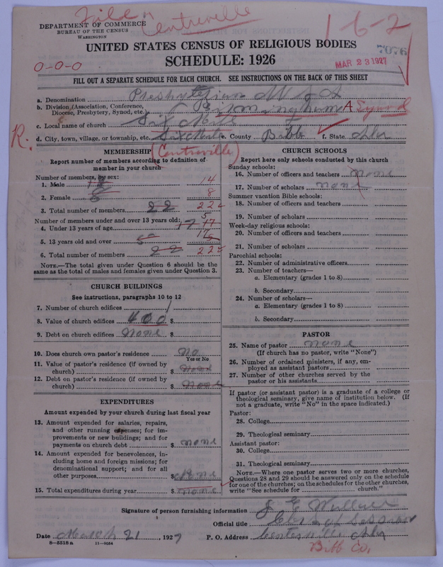 Scan of Presbyterian Church in the United States of America: 7076