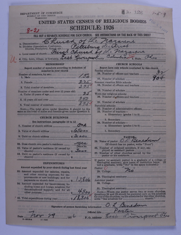 Scan of Church of the Nazarene: 126