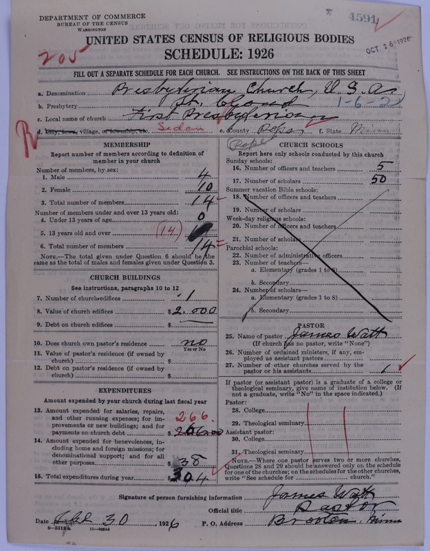 Scan of Presbyterian Church in the United States of America: 4591