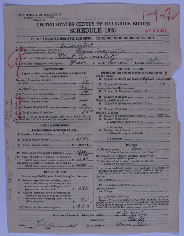 Scan of Universalist Church: 336