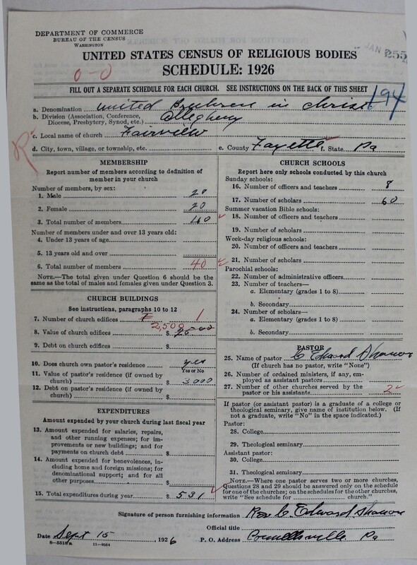 Scan of Church of the United Brethren in Christ: 255