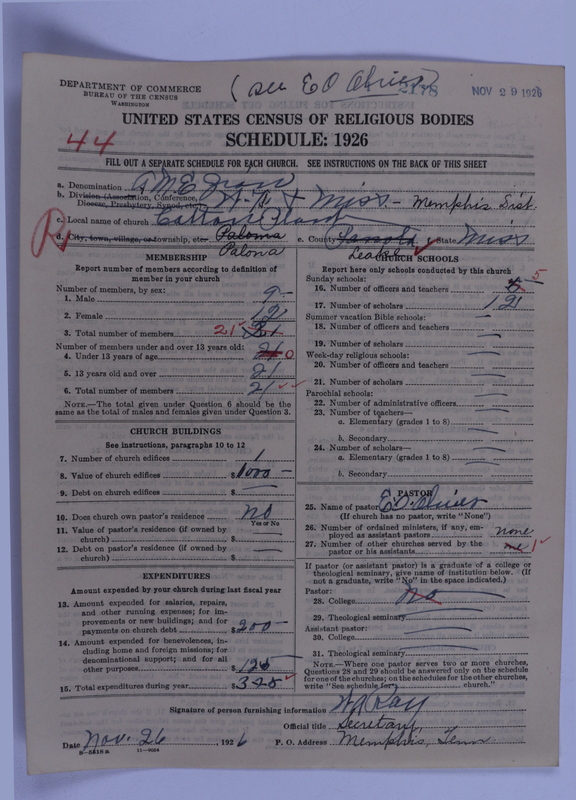 Scan of African Methodist Episcopal Zion Church: 2178