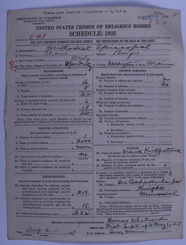 Scan of Methodist Episcopal Church: 258